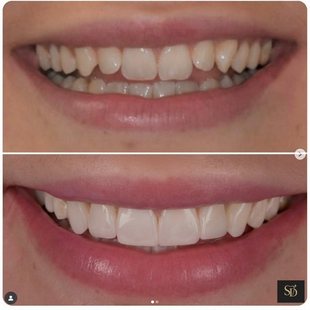 Before and after smile transformation at Seren Dental, Cardiff — patient 7